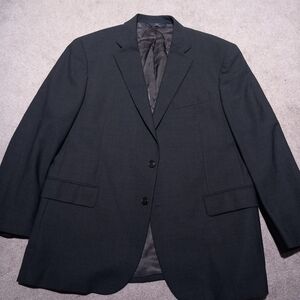 Brooks Brothers 346 Stretch Wool Black Men's 2-Button 44S Blazer Sport Coat